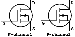 Обозначение транзистора полевого MOSFET на схемах